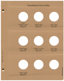 Dansco US Presidential Dollar Date Set 2007 - 2016 Coin Album #7186