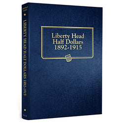 Whitman US Liberty Head (Barber) Half Dollar Coin Album 1892-1915 #9124
