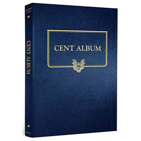 Whitman Cent Album Unprinted Pages #4474