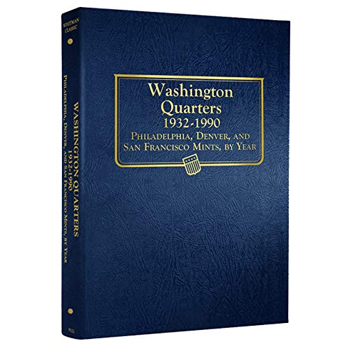 Whitman US Washington Quarter Coin Album 1932-1990 #9122