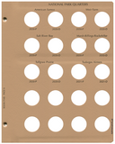 Dansco US National Parks Quarter Coin Album 2010-2021 #7145