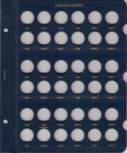 Whitman US Lincoln Cents Page 9112-P4