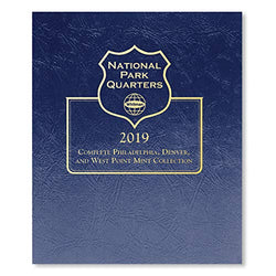 Whitman 2019 National Park Quarters Coin Album For All Mints #4762
