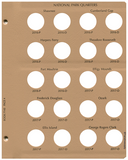 Dansco US National Parks Quarter Coin Album 2010-2021 #7145
